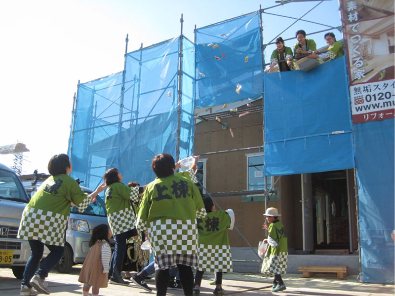 祝！埼玉県宮代町 W様の無垢の家 上棟！